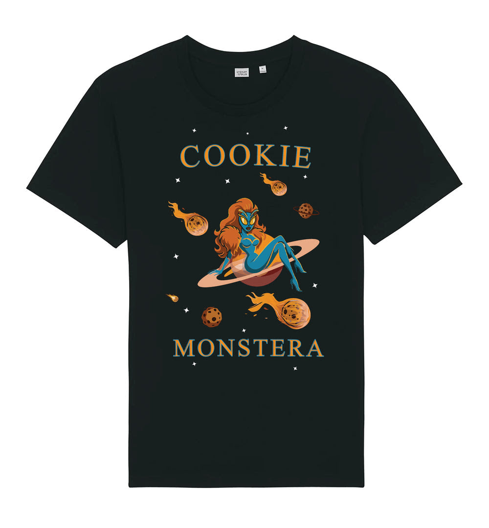 Cookie Monstera Queen of the Rings Short Sleeve Tshirt