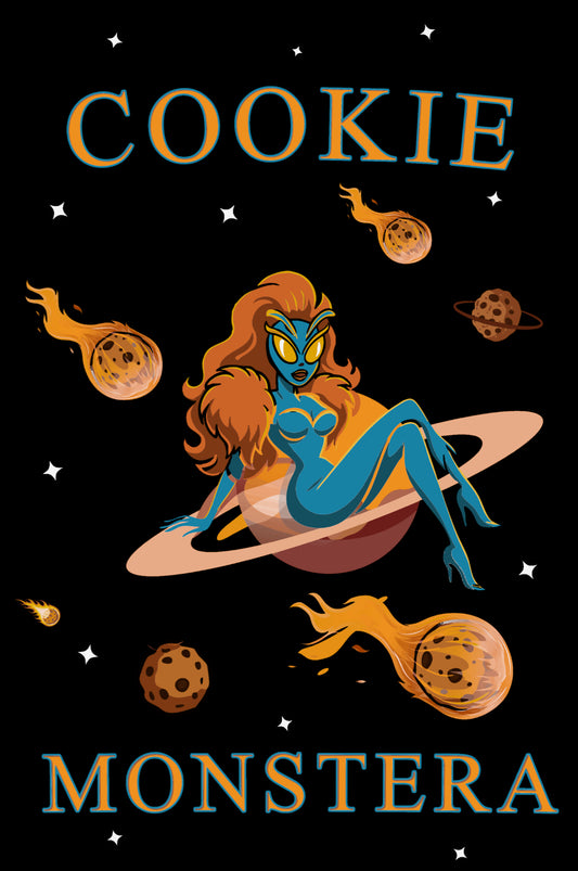 Cookie Monstera Queen of the Rings Short Sleeve Tshirt